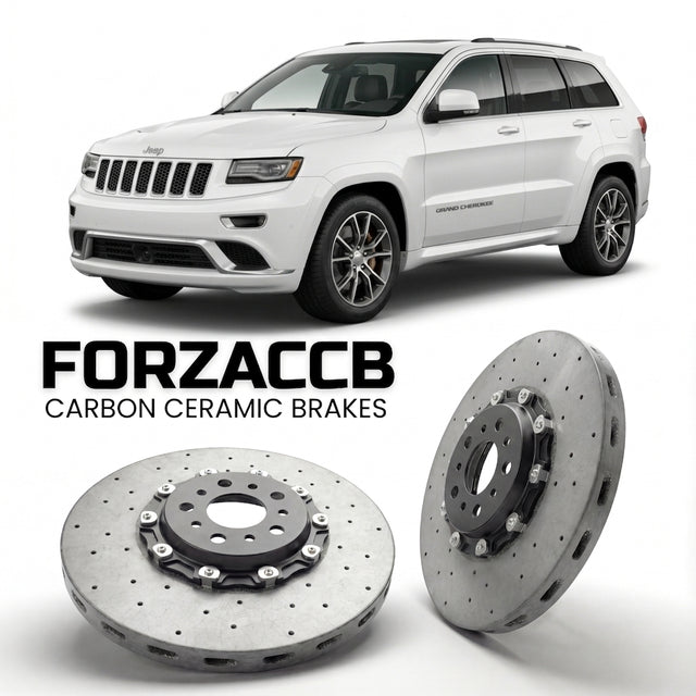 Carbon Ceramic Brake Rotors for Jeep Grand Cherokee IV (WK2, facelift 2013 (2013-2017) | CCB OEM Replacement / Conversion Upgrade Kit