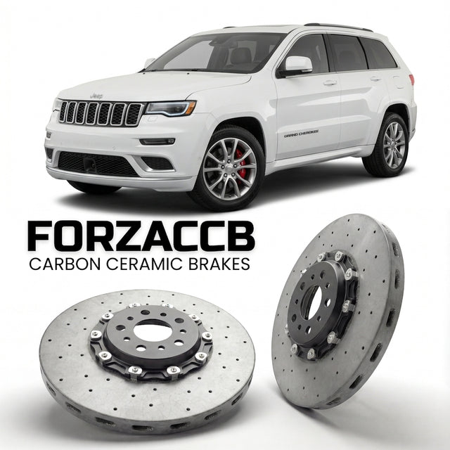 Carbon Ceramic Brake Rotors for Jeep Grand Cherokee IV (WK2, facelift 2017 (2017-2022) | CCB OEM Replacement / Conversion Upgrade Kit