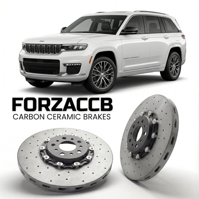 Carbon Ceramic Brake Rotors for Jeep Grand Cherokee L V (WL (2021+) | CCB OEM Replacement / Conversion Upgrade Kit