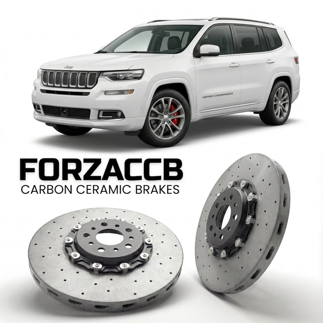 Carbon Ceramic Brake Rotors for Jeep Grand Commander (2018-2022) | CCB OEM Replacement / Conversion Upgrade Kit