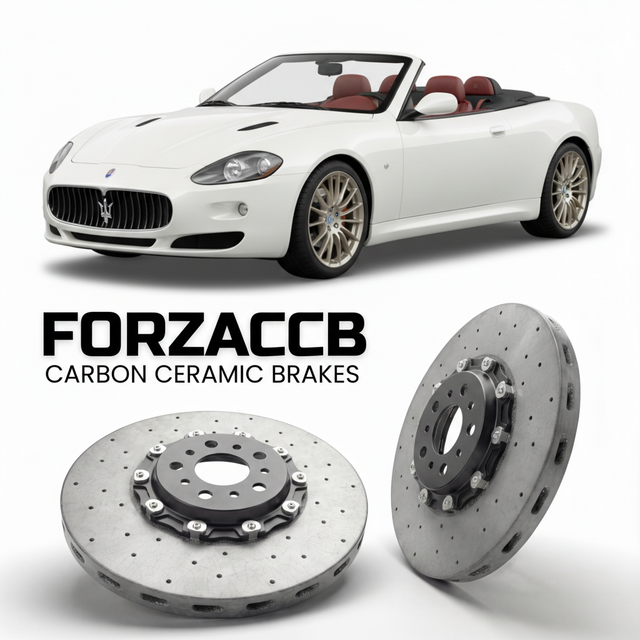 Carbon Ceramic Brake Rotors for Maserati GranSport Spyder M138 (2005-2007) | CCB OEM Replacement / Conversion Upgrade Kit