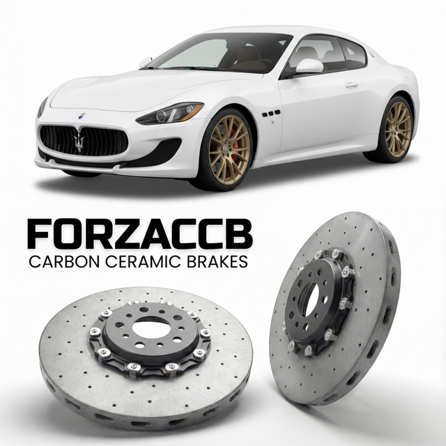 Carbon Ceramic Brake Rotors for Maserati GranTurismo M145 (2007-2019) | CCB OEM Replacement / Conversion Upgrade Kit