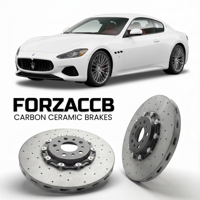 Carbon Ceramic Brake Rotors for Maserati GranTurismo II M189 (2023+) | CCB OEM Replacement / Conversion Upgrade Kit