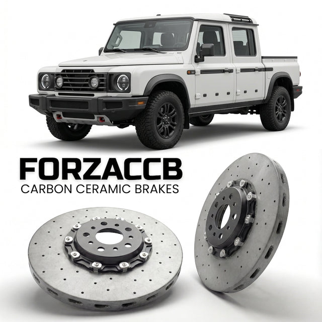 Carbon Ceramic Brake Rotors for INEOS Grenadier Quartermaster (2023+) | CCB OEM Replacement / Conversion Upgrade Kit