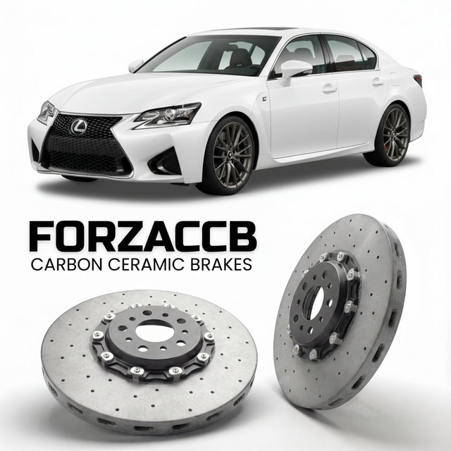 Carbon Ceramic Brake Rotors for Lexus GS F URL10 (2016-2020) | CCB OEM Replacement / Conversion Upgrade Kit