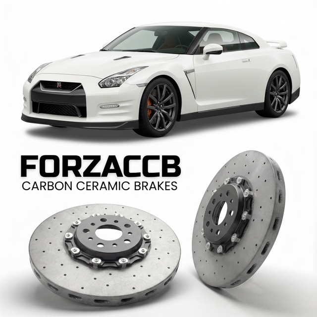 Carbon Ceramic Brake Rotors for Nissan GT-R DBA (2020-2025) | CCB OEM Replacement / Conversion Upgrade Kit