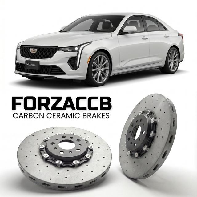 Carbon Ceramic Brake Rotors for Cadillac GT4 (2023+) | CCB OEM Replacement / Conversion Upgrade Kit