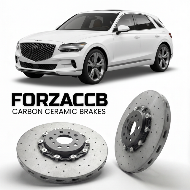 Carbon Ceramic Brake Rotors for Genesis GV70 facelift (2026-2026) | CCB OEM Replacement / Conversion Upgrade Kit