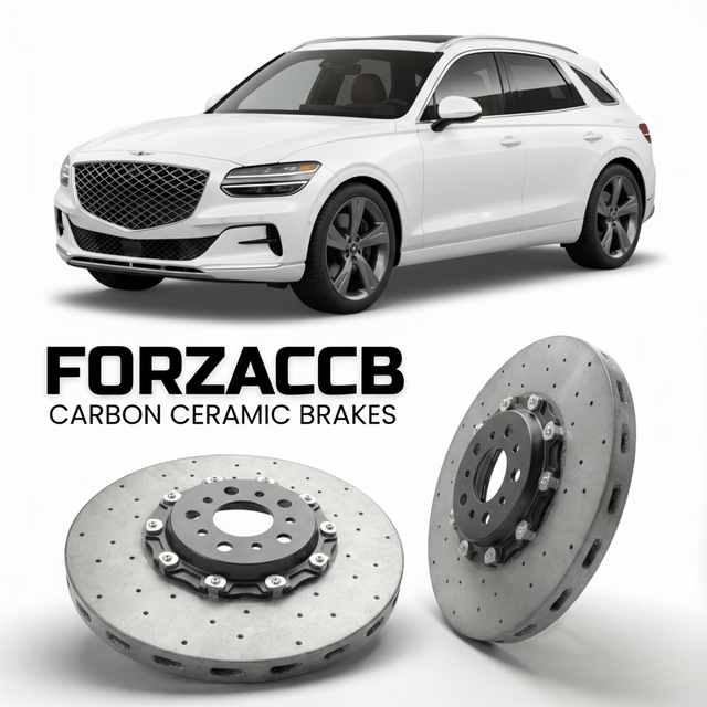 Carbon Ceramic Brake Rotors for Genesis GV70 Electrified (2023-2025) | CCB OEM Replacement / Conversion Upgrade Kit