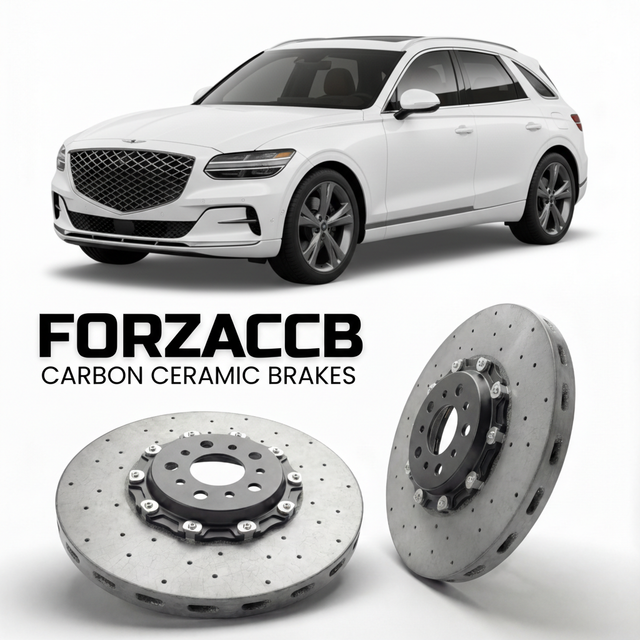 Carbon Ceramic Brake Rotors for Genesis GV70 Electrified facelift (2026-2026) | CCB OEM Replacement / Conversion Upgrade Kit