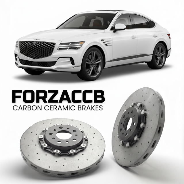 Carbon Ceramic Brake Rotors for Genesis GV80 Coupe (2024-2026) | CCB OEM Replacement / Conversion Upgrade Kit