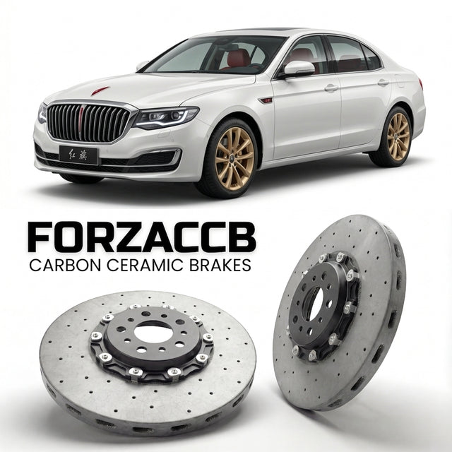 Carbon Ceramic Brake Rotors for Hongqi H7 facelift 2017 (2017+) | CCB OEM Replacement / Conversion Upgrade Kit