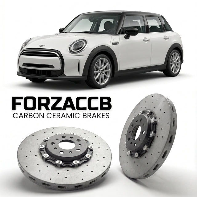 Carbon Ceramic Brake Rotors for Mini Hatch (F65 (2024+) | CCB OEM Replacement / Conversion Upgrade Kit
