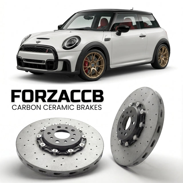 Carbon Ceramic Brake Rotors for Mini Hatch (F66 (2024+) | CCB OEM Replacement / Conversion Upgrade Kit