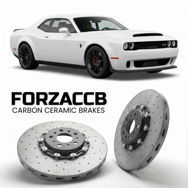 Carbon Ceramic Brake Rotors for Dodge Hellcat Redeye (2021-2023) | CCB OEM Replacement / Conversion Upgrade Kit