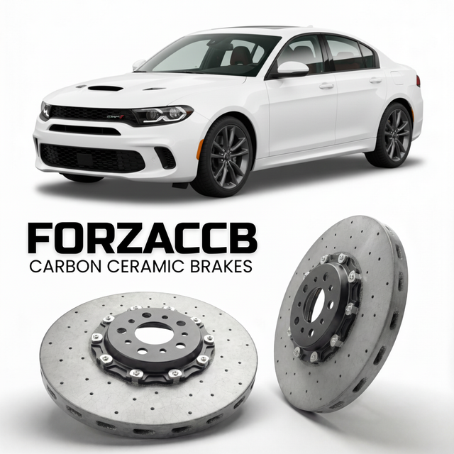 Carbon Ceramic Brake Rotors for Dodge Hornet (2023+) | CCB OEM Replacement / Conversion Upgrade Kit