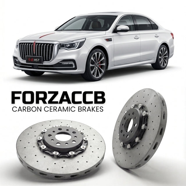 Carbon Ceramic Brake Rotors for Hongqi HS7 II (2023+) | CCB OEM Replacement / Conversion Upgrade Kit