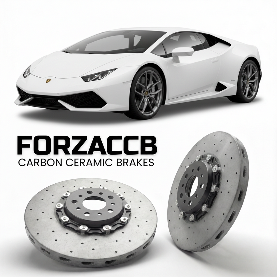 Carbon Ceramic Brake Rotors for Lamborghini Huracan LP580-2 (2016-2019) | CCB OEM Replacement / Conversion Upgrade Kit
