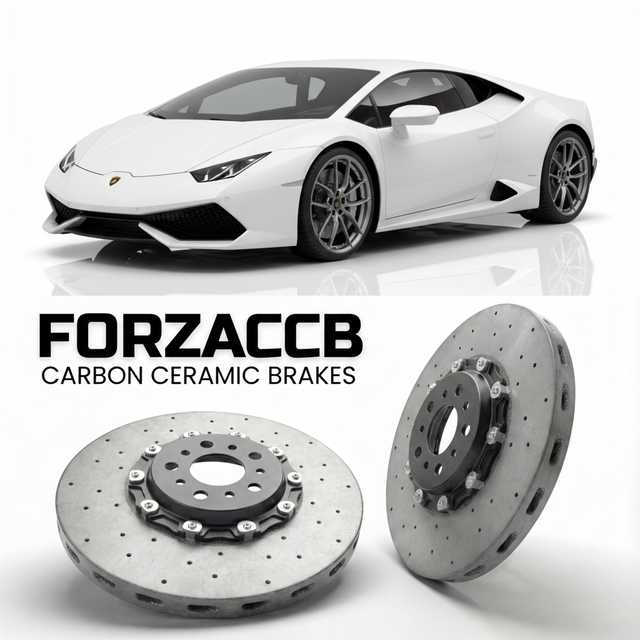 Carbon Ceramic Brake Rotors for Lamborghini Huracan LP610-4 (2014-2019) | CCB OEM Replacement / Conversion Upgrade Kit