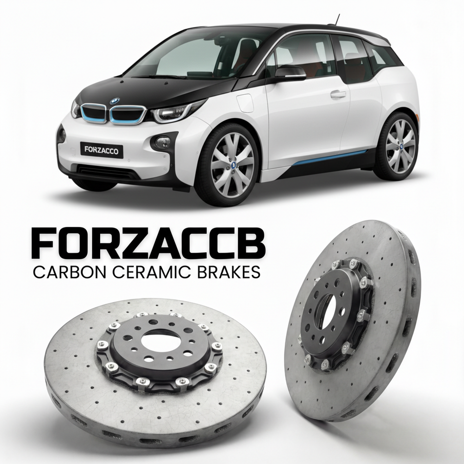 Carbon Ceramic Brake Rotors for BMW i3 I01 (2013-2022) | CCB OEM Replacement / Conversion Upgrade Kit