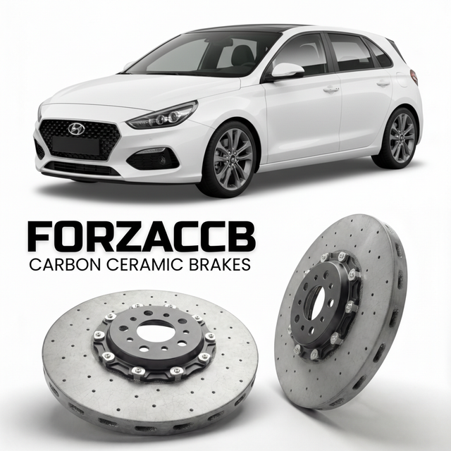 Carbon Ceramic Brake Rotors for Hyundai i30 (2019-2026) | CCB OEM Replacement / Conversion Upgrade Kit