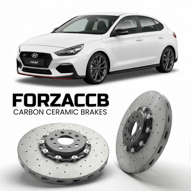 Carbon Ceramic Brake Rotors for Hyundai i30 Fastback N (2019-2026) | CCB OEM Replacement / Conversion Upgrade Kit
