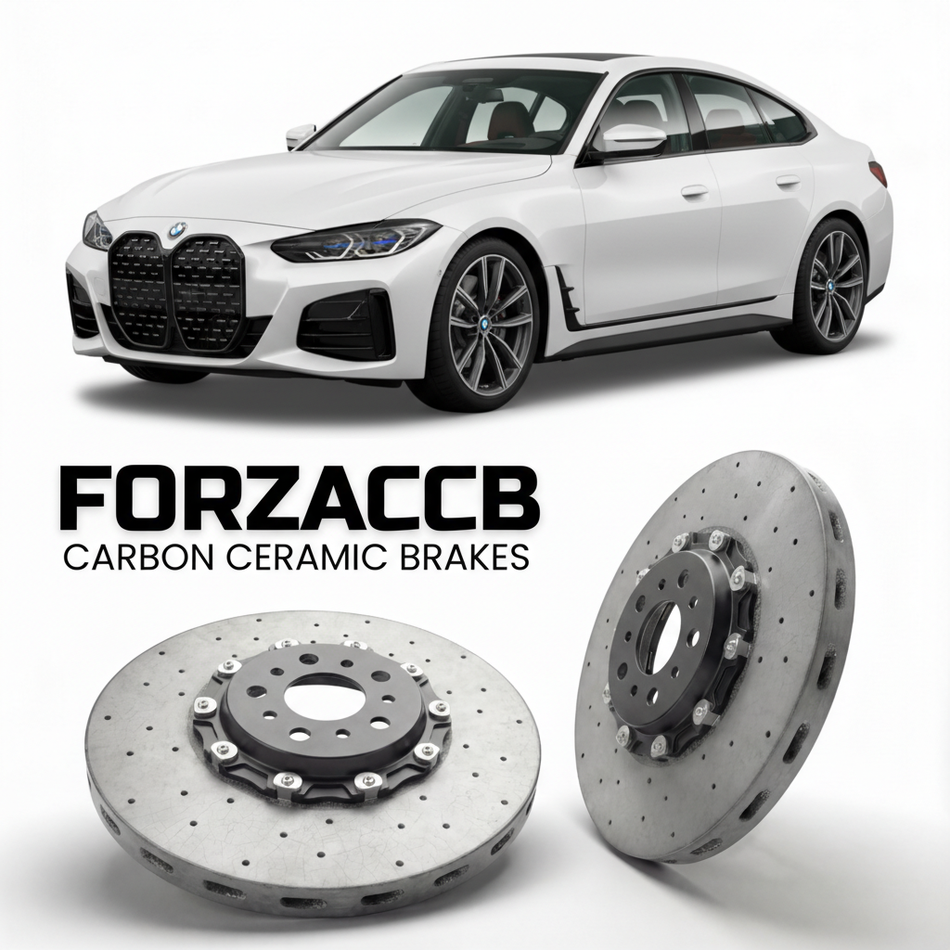 Carbon Ceramic Brake Rotors for BMW i4 Gran Coupe G26 (2021+) | CCB OEM Replacement / Conversion Upgrade Kit