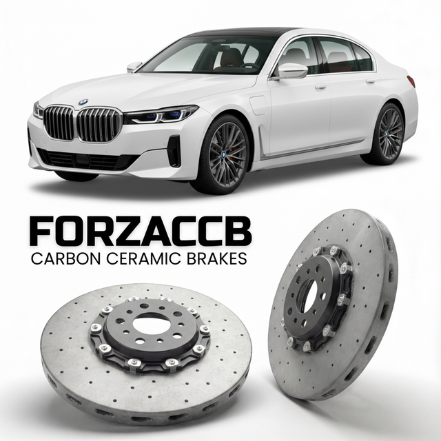 Carbon Ceramic Brake Rotors for BMW i7 Sedan G70 (2022+) | CCB OEM Replacement / Conversion Upgrade Kit