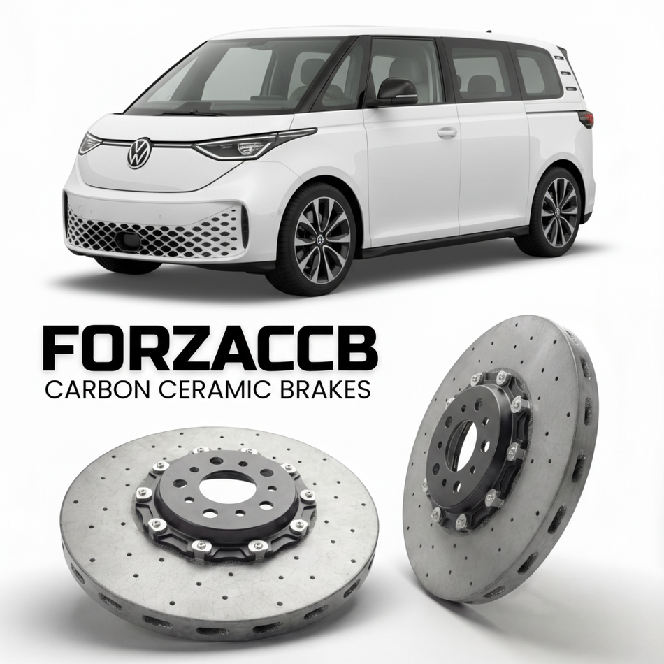 Carbon Ceramic Brake Rotors for Volkswagen ID. Buzz EB (2022+) | CCB OEM Replacement / Conversion Upgrade Kit