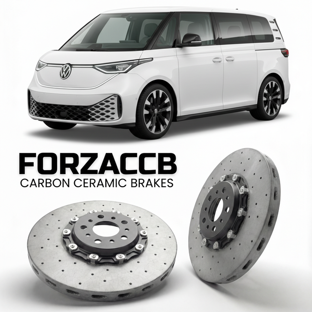 Carbon Ceramic Brake Rotors for Volkswagen ID. Buzz GTX EB (2024-) | CCB OEM Replacement / Conversion Upgrade Kit