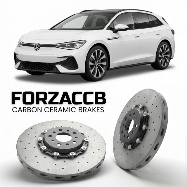 Carbon Ceramic Brake Rotors for Volkswagen ID.7 GTX Tourer ED (2024-) | CCB OEM Replacement / Conversion Upgrade Kit
