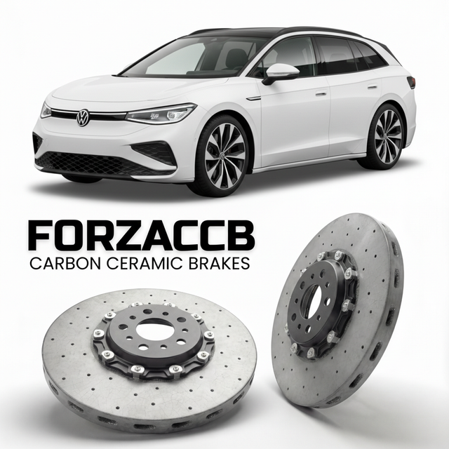 Carbon Ceramic Brake Rotors for Volkswagen ID.7 Tourer ED (2024-) | CCB OEM Replacement / Conversion Upgrade Kit