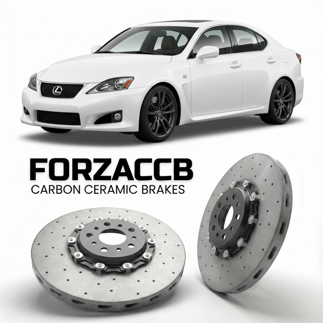 Carbon Ceramic Brake Rotors for Lexus IS F USE20 (2008-2014) | CCB OEM Replacement / Conversion Upgrade Kit