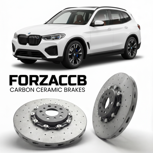 Carbon Ceramic Brake Rotors for BMW iX3 G08 (2021-2025) | CCB OEM Replacement / Conversion Upgrade Kit