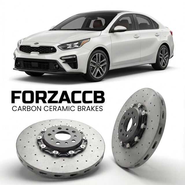Carbon Ceramic Brake Rotors for Kia K3 Sedan II (2018-2021) | CCB OEM Replacement / Conversion Upgrade Kit