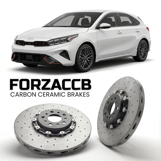 Carbon Ceramic Brake Rotors for Kia K3 Hatchback II (facelift 2021 (2021-2023) | CCB OEM Replacement / Conversion Upgrade Kit