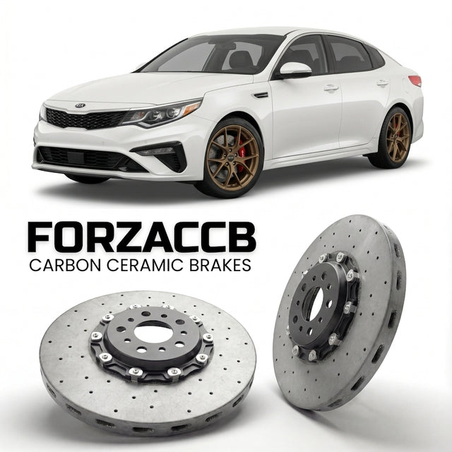Carbon Ceramic Brake Rotors for Kia K4 facelift 2018 (2018-2020) | CCB OEM Replacement / Conversion Upgrade Kit