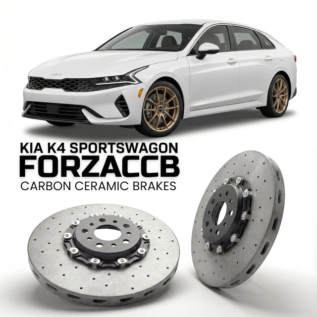 Carbon Ceramic Brake Rotors for Kia K4 Sportswagon (2025 (2026+) | CCB OEM Replacement / Conversion Upgrade Kit