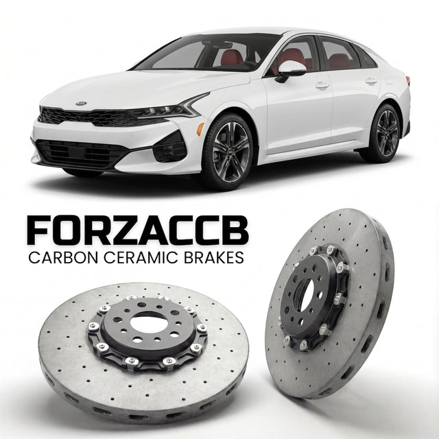 Carbon Ceramic Brake Rotors for Kia K5 (2020-2024) | CCB OEM Replacement / Conversion Upgrade Kit