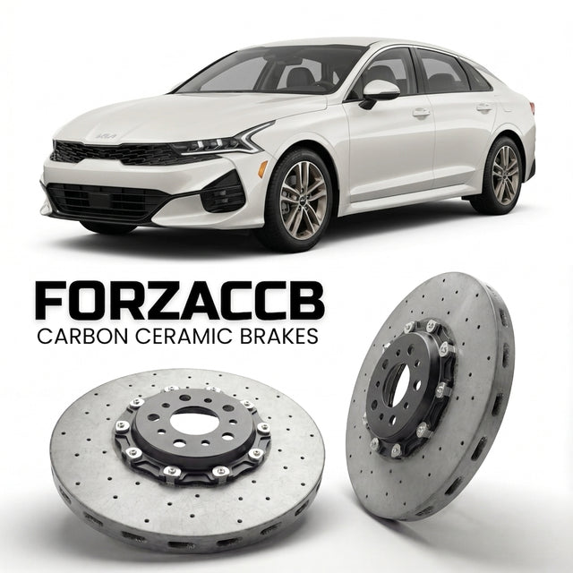 Carbon Ceramic Brake Rotors for Kia K5 facelift 2023 (2023+) | CCB OEM Replacement / Conversion Upgrade Kit