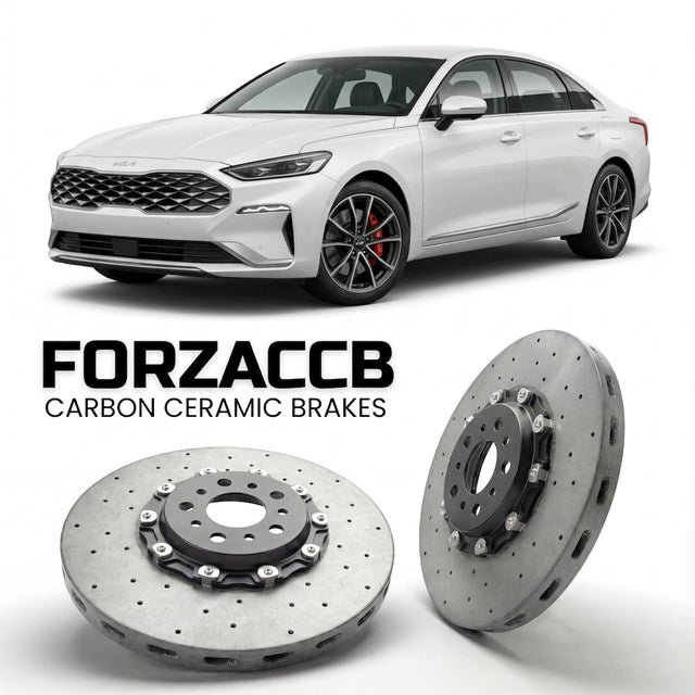 Carbon Ceramic Brake Rotors for Kia K8 (2021+) | CCB OEM Replacement / Conversion Upgrade Kit