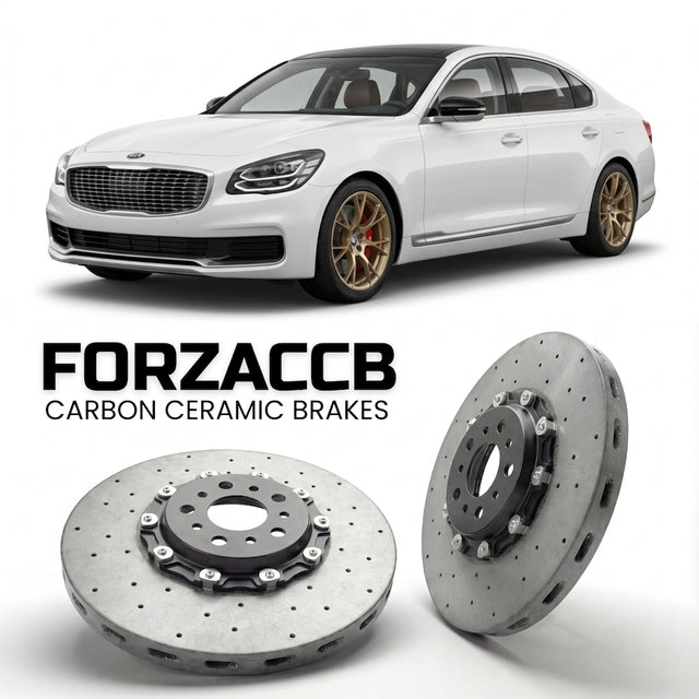 Carbon Ceramic Brake Rotors for Kia K9 II (facelift 2021 (2021+) | CCB OEM Replacement / Conversion Upgrade Kit