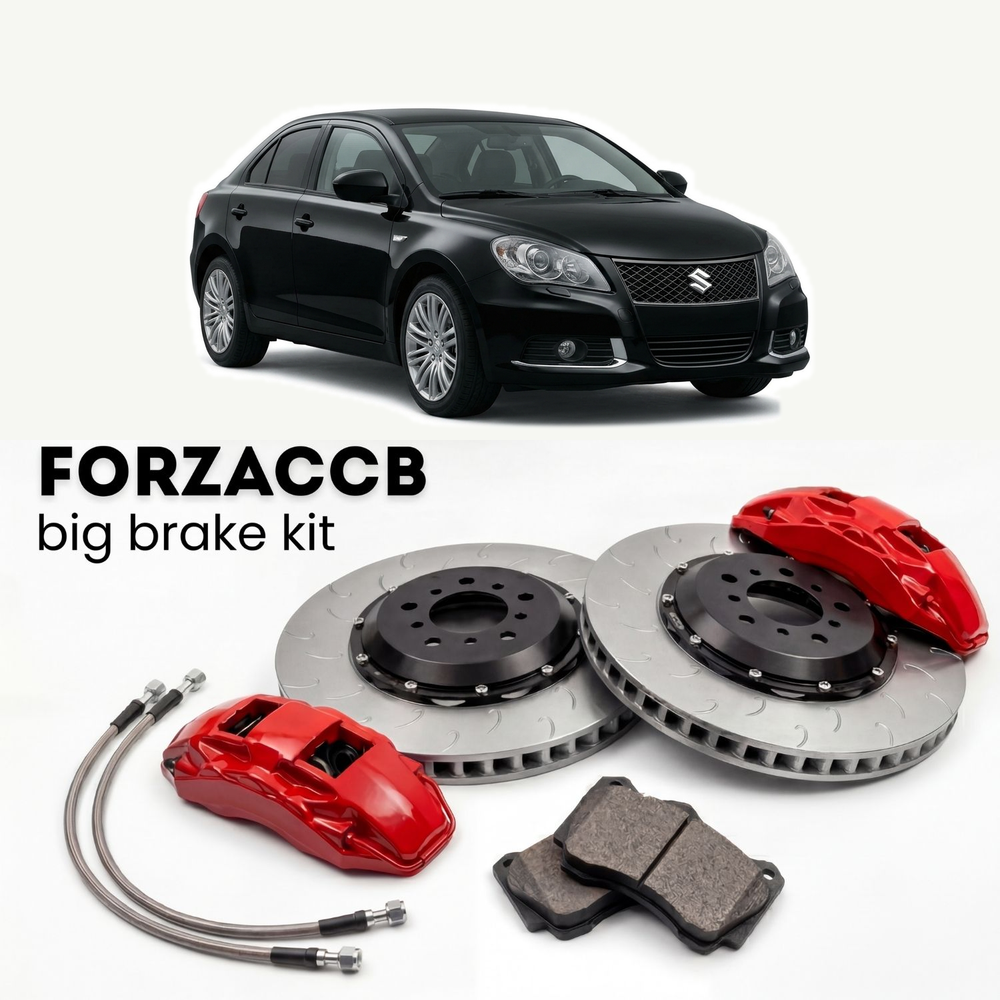 FORZACCB Iron Big Brake Kit for Suzuki Kizashi (2009-2016) - vehicle and brake kit