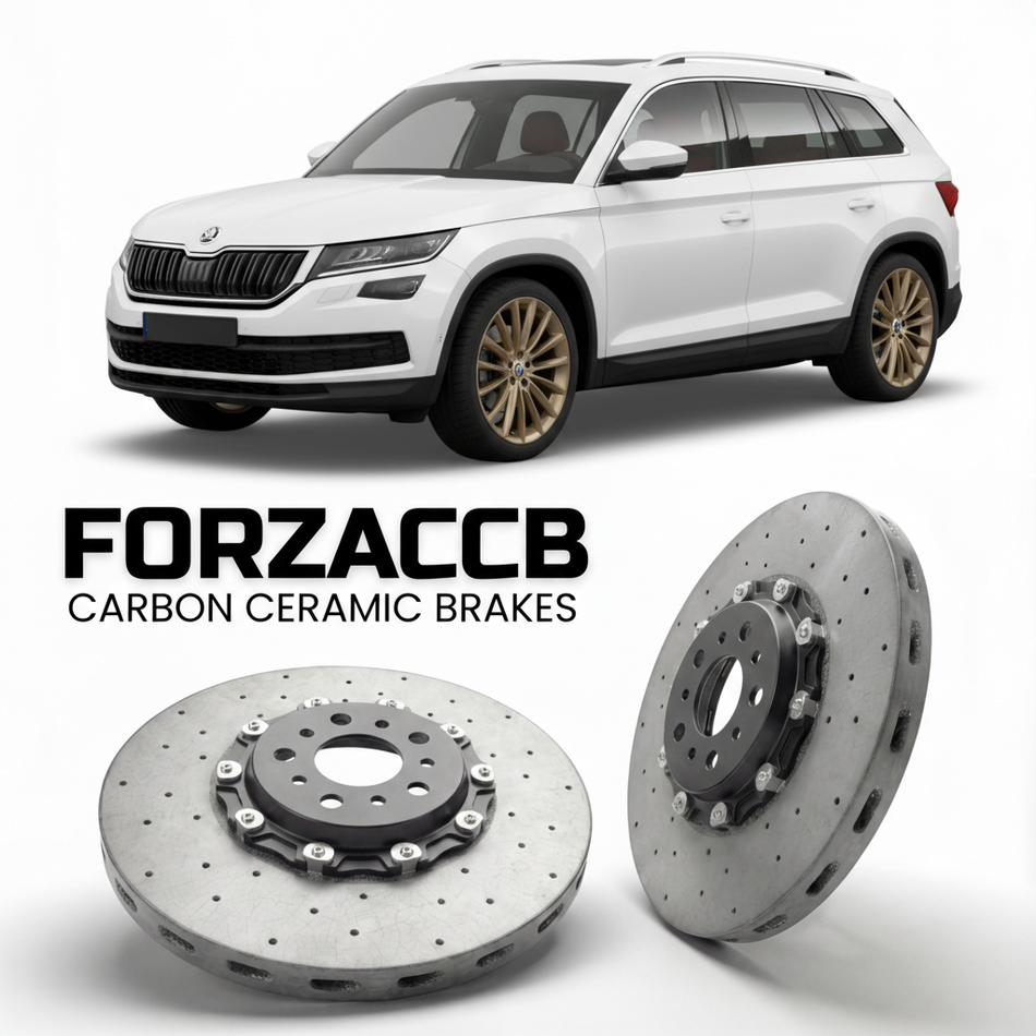 Carbon Ceramic Brake Rotors for Skoda Kodiaq NS (2016-2023) | CCB OEM Replacement / Conversion Upgrade Kit
