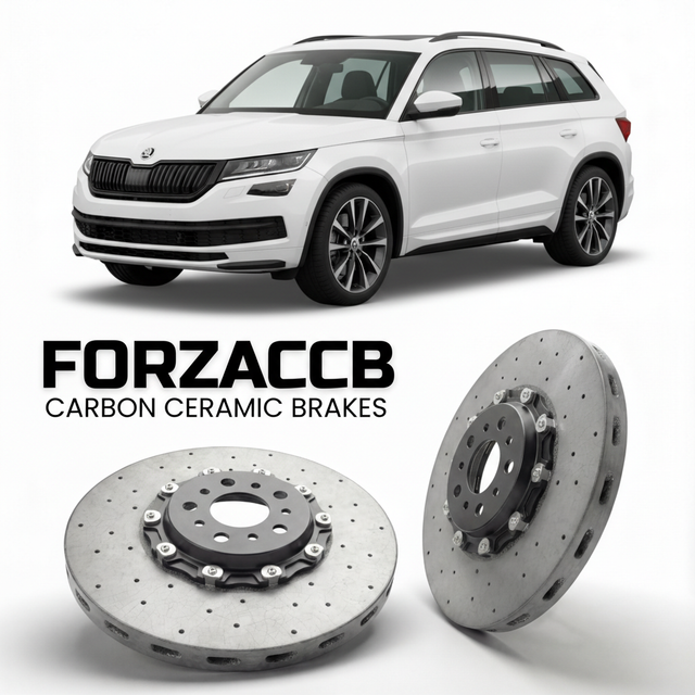 Carbon Ceramic Brake Rotors for Skoda Kodiaq II PS (2023+) | CCB OEM Replacement / Conversion Upgrade Kit