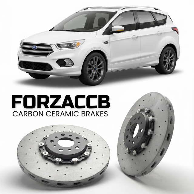 Carbon Ceramic Brake Rotors for Ford Kuga II (facelift 2016 (2016-2019) | CCB OEM Replacement / Conversion Upgrade Kit