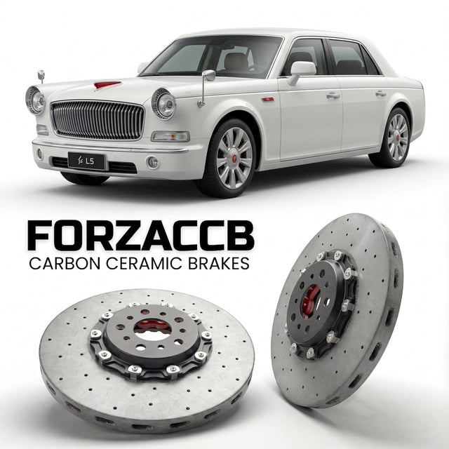 Carbon Ceramic Brake Rotors for Hongqi L5 (2014+) | CCB OEM Replacement / Conversion Upgrade Kit