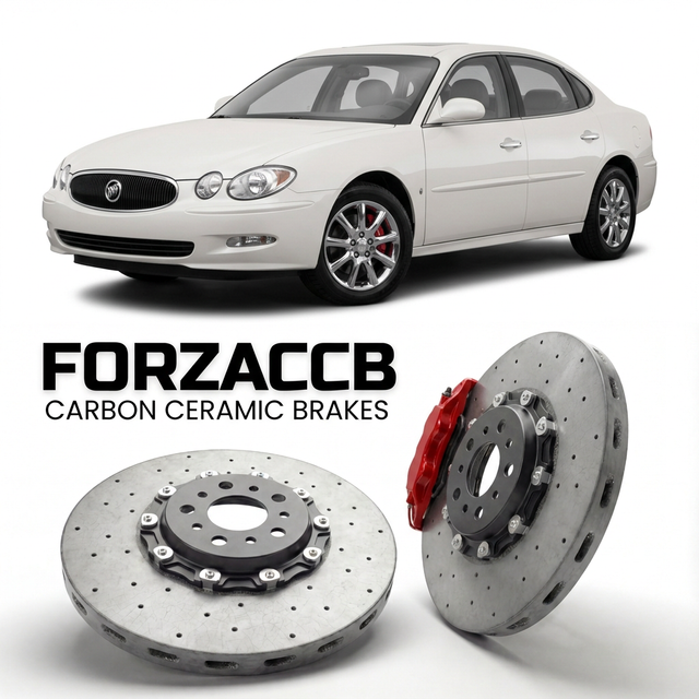 Carbon Ceramic Brake Rotors for Buick LaCrosse I (2005-2007) | CCB OEM Replacement / Conversion Upgrade Kit