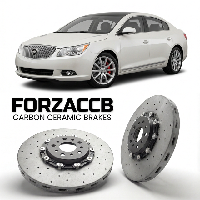 Carbon Ceramic Brake Rotors for Buick LaCrosse I (facelift 2008 (2008-2009) | CCB OEM Replacement / Conversion Upgrade Kit