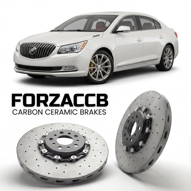 Carbon Ceramic Brake Rotors for Buick LaCrosse II (facelift 2014 (2014-2016) | CCB OEM Replacement / Conversion Upgrade Kit